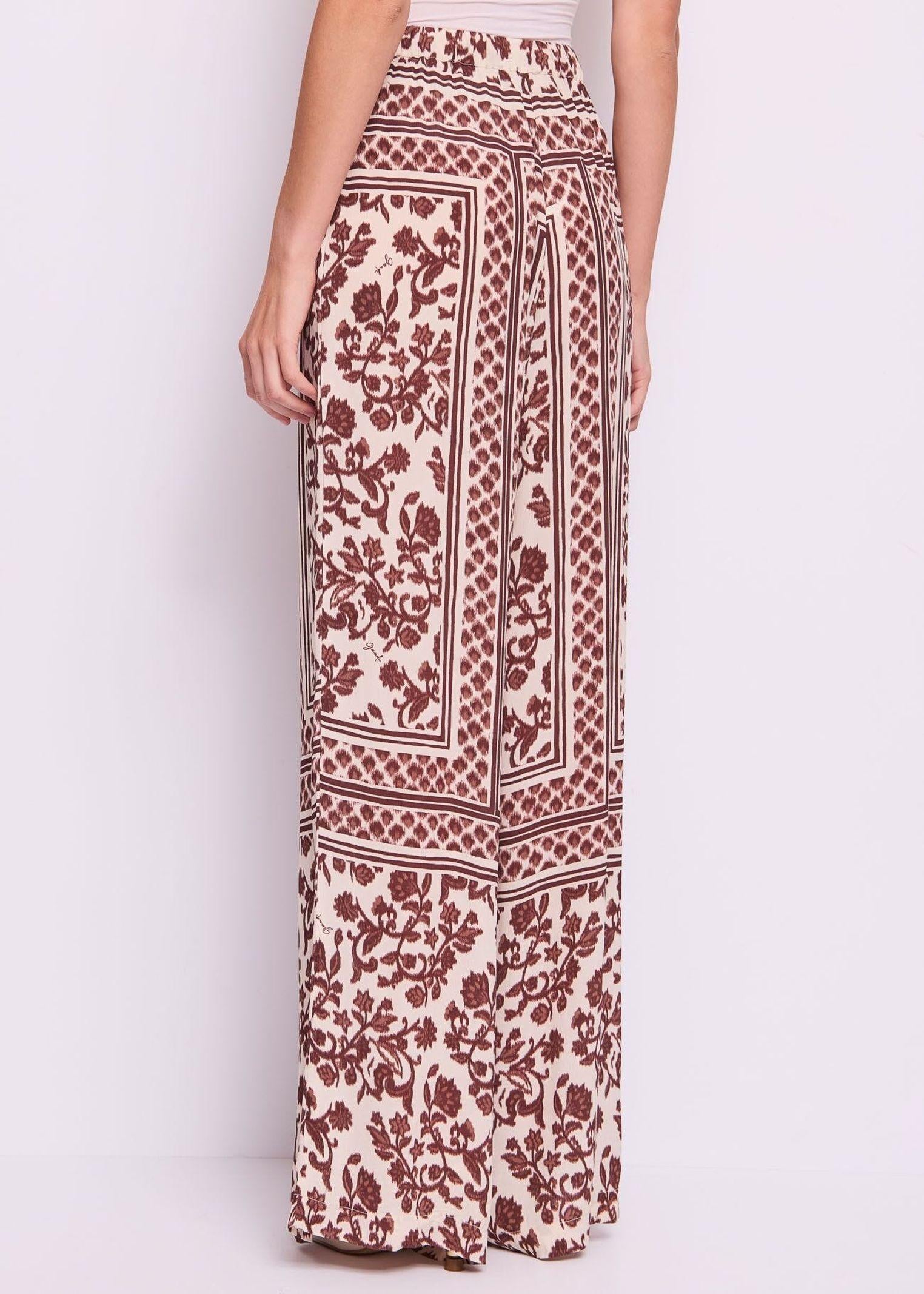 Pantalone stampa floreale 511FD25013 51102101 GAUDI' 