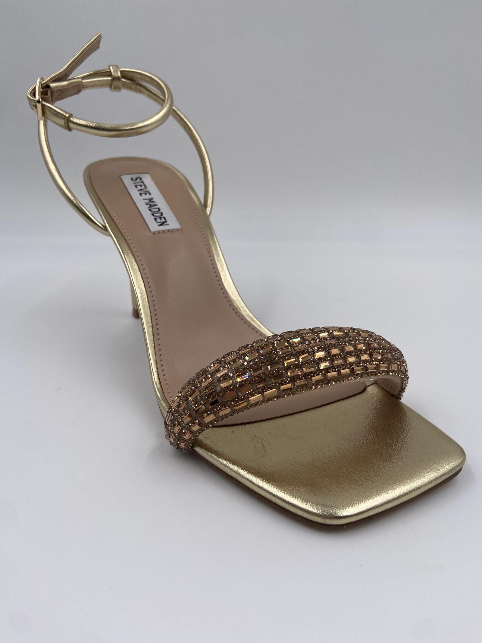 Sandalo Entice con strass - Steve Madden SMSSENTICE ORO STEVE MADDEN 