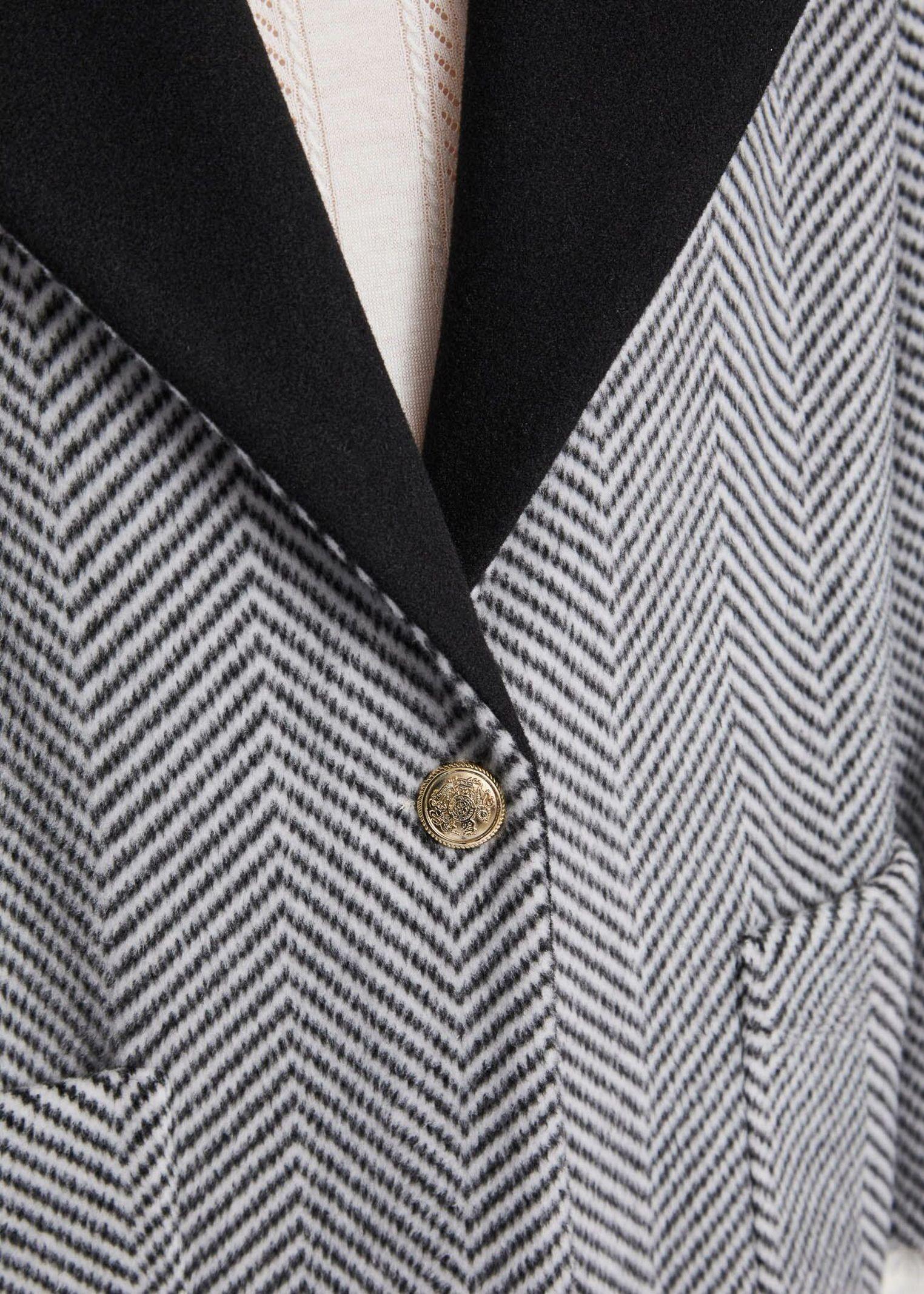 Cappotto spigato bottone unico 521BD35027 525012-01 GAUDI' 