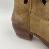 Stivaletto texano in camoscio