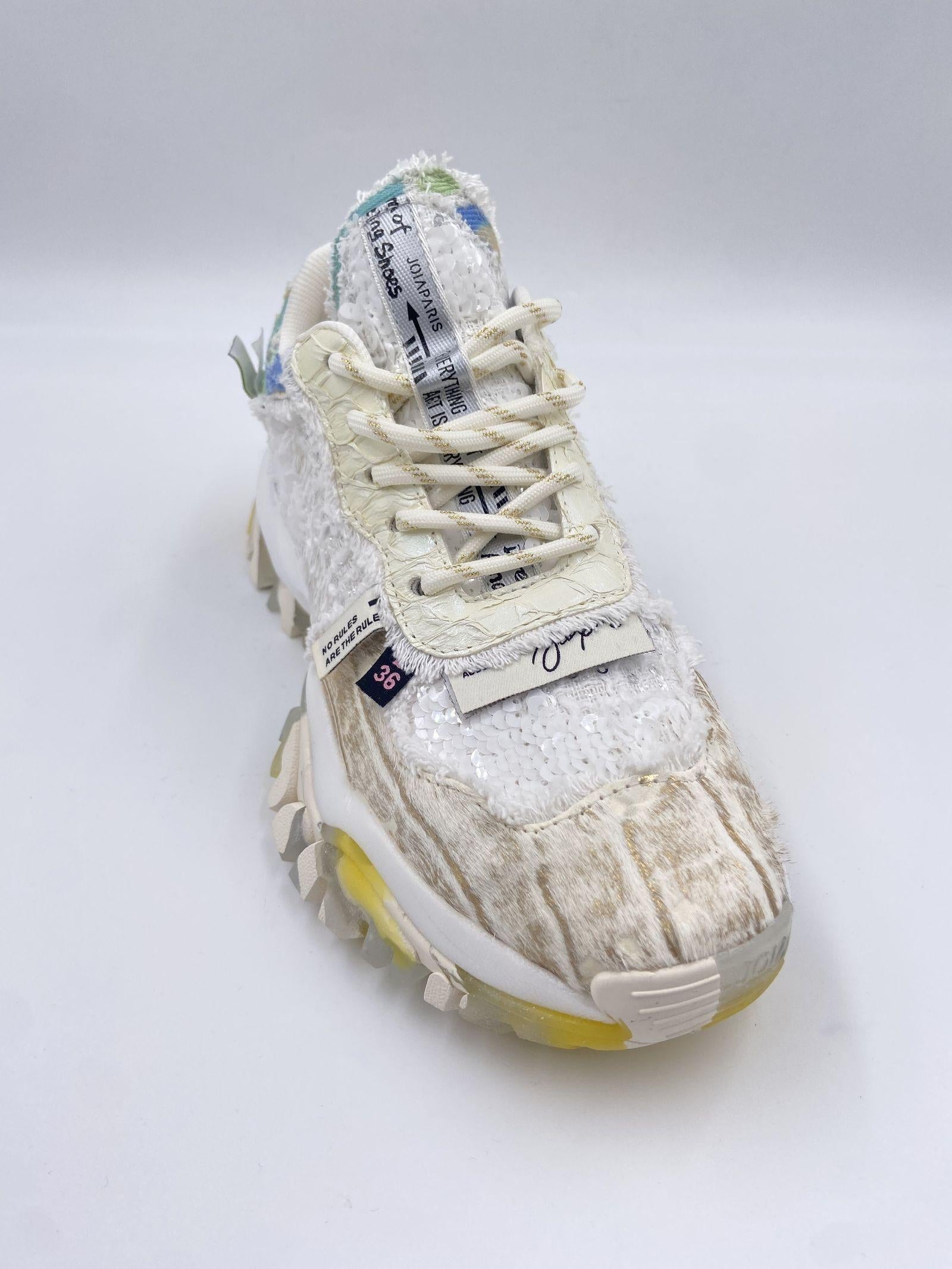 Sneakers giallo bianco - Joia Paris Clash 2001041 GIALLO JOIAPARIS 