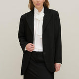 Giacca oversize in gabardina