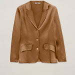 Giacca monopetto in satin IROM12 D1 23 CARLA G. 