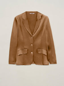 Giacca monopetto in satin