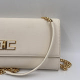 Baguette con tracolla e placca logo - Elisabetta Franchi BS32A51E2 193 ELISABETTA FRANCHI 