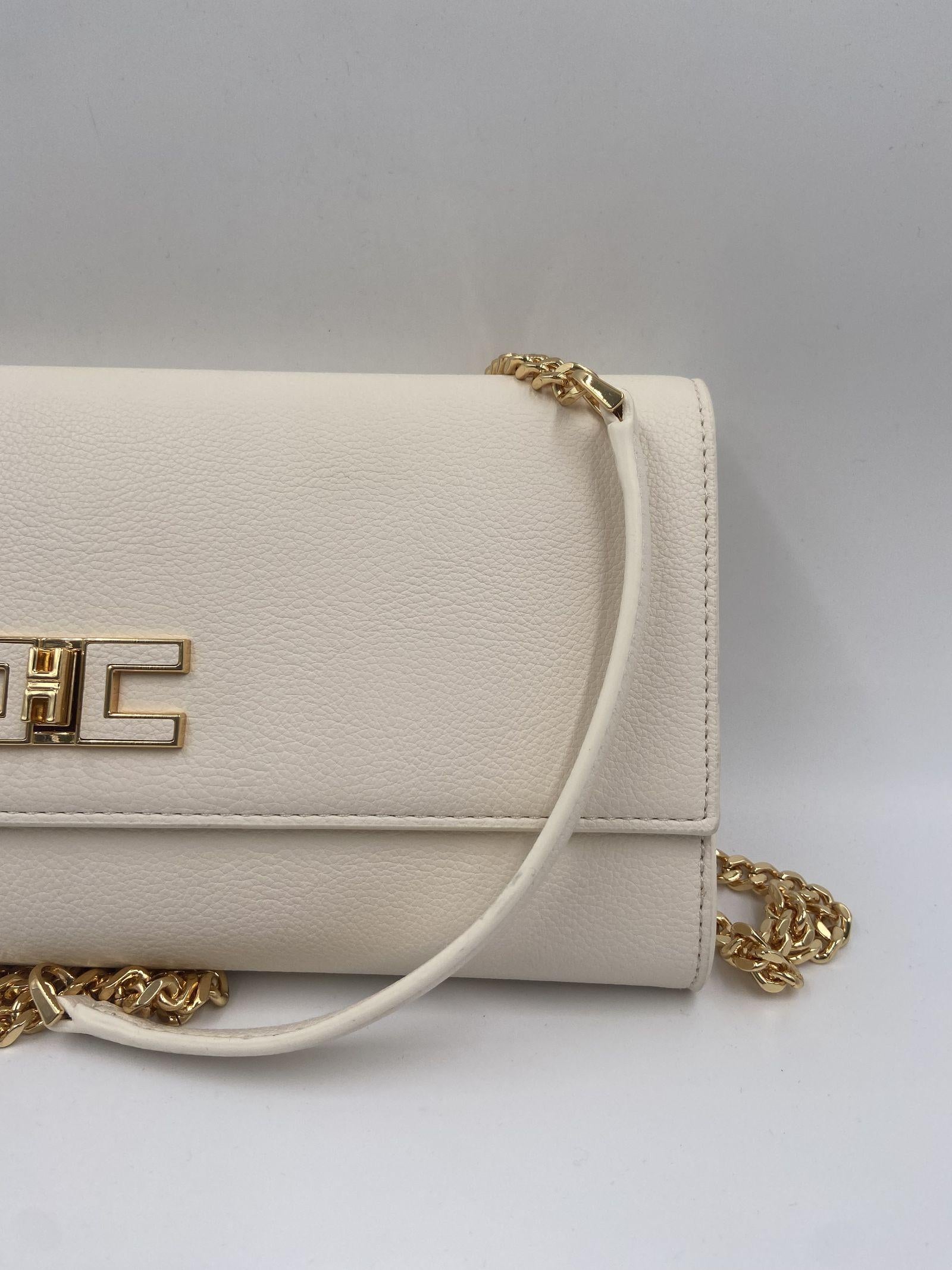 Baguette con tracolla e placca logo - Elisabetta Franchi BS32A51E2 193 ELISABETTA FRANCHI 
