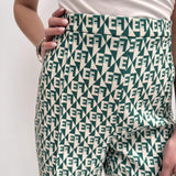 Pantalone stampa geometrica logata - Elisabetta Franchi PA00826E2 AT5 ELISABETTA FRANCHI 