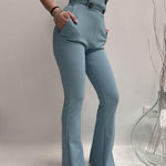 Pantalone flare vita alta - Elisabetta Franchi PA14682E2 016 ELISABETTA FRANCHI 