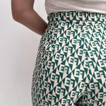 Pantalone stampa geometrica logata - Elisabetta Franchi PA00826E2 AT5 ELISABETTA FRANCHI 