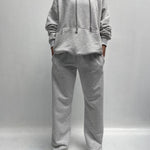 Felpa con cappuccio A1266 GRIGIO OFELIA 