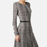 Abito con stampa pitone - Elisabetta Franchi AB88057E2 110 ELISABETTA FRANCHI 