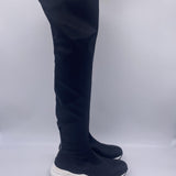 Stivale bicolor sopra al ginocchio 79091 NERO JEANNOT 