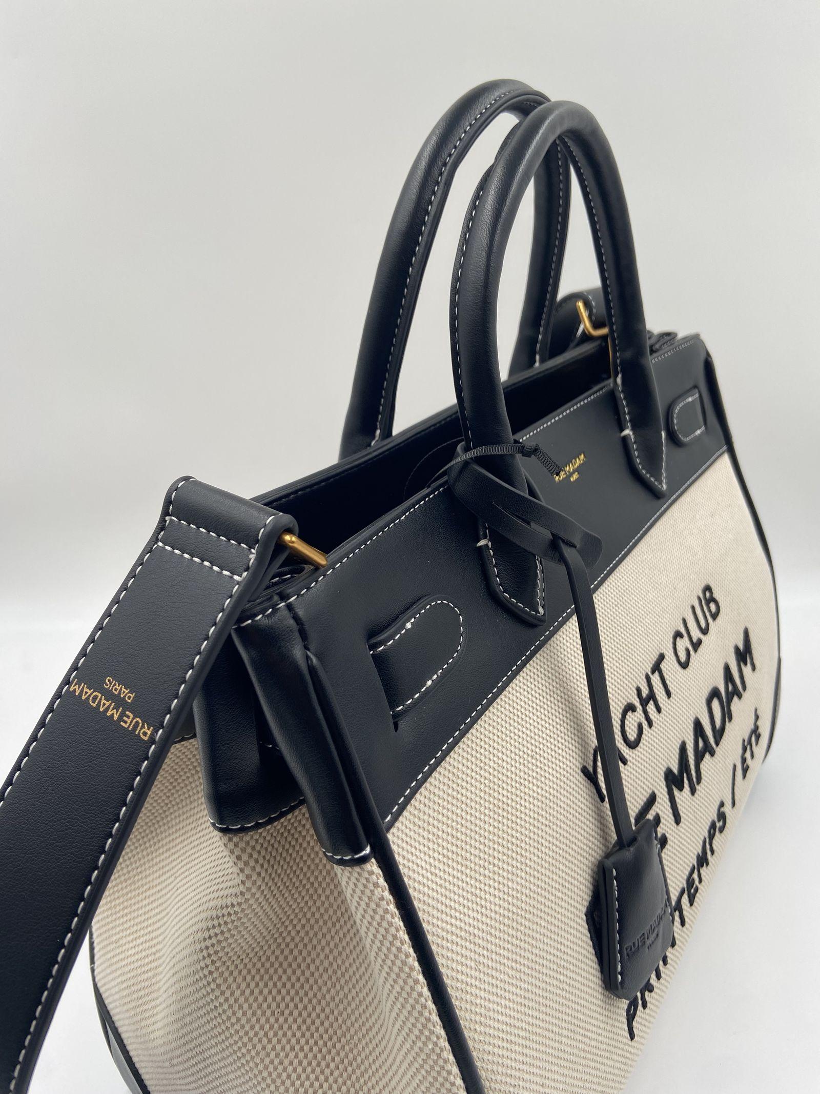 Borsa Riviera Tote - Rue Madam Paris RIVIERATOTE NERO RUE MADAM PARIS 