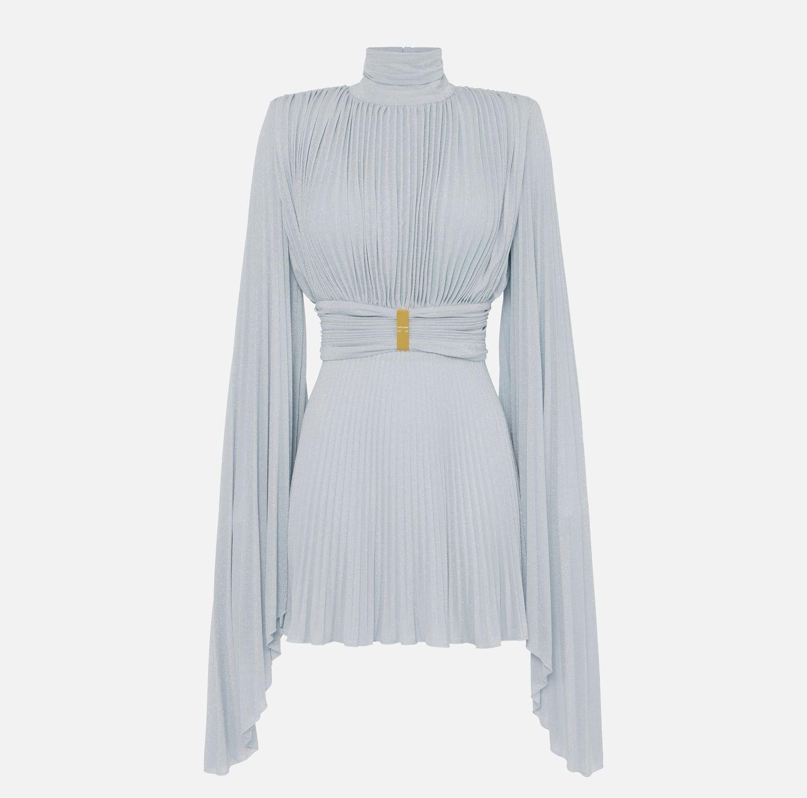 Abito in jersey lurex - Elisabetta Franchi AB75452E2 A28 ELISABETTA FRANCHI 