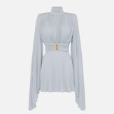 Abito in jersey lurex - Elisabetta Franchi AB75452E2 A28 ELISABETTA FRANCHI 
