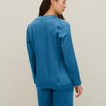 Giacca monopetto in satin IROM12 D1 26 CARLA G. 