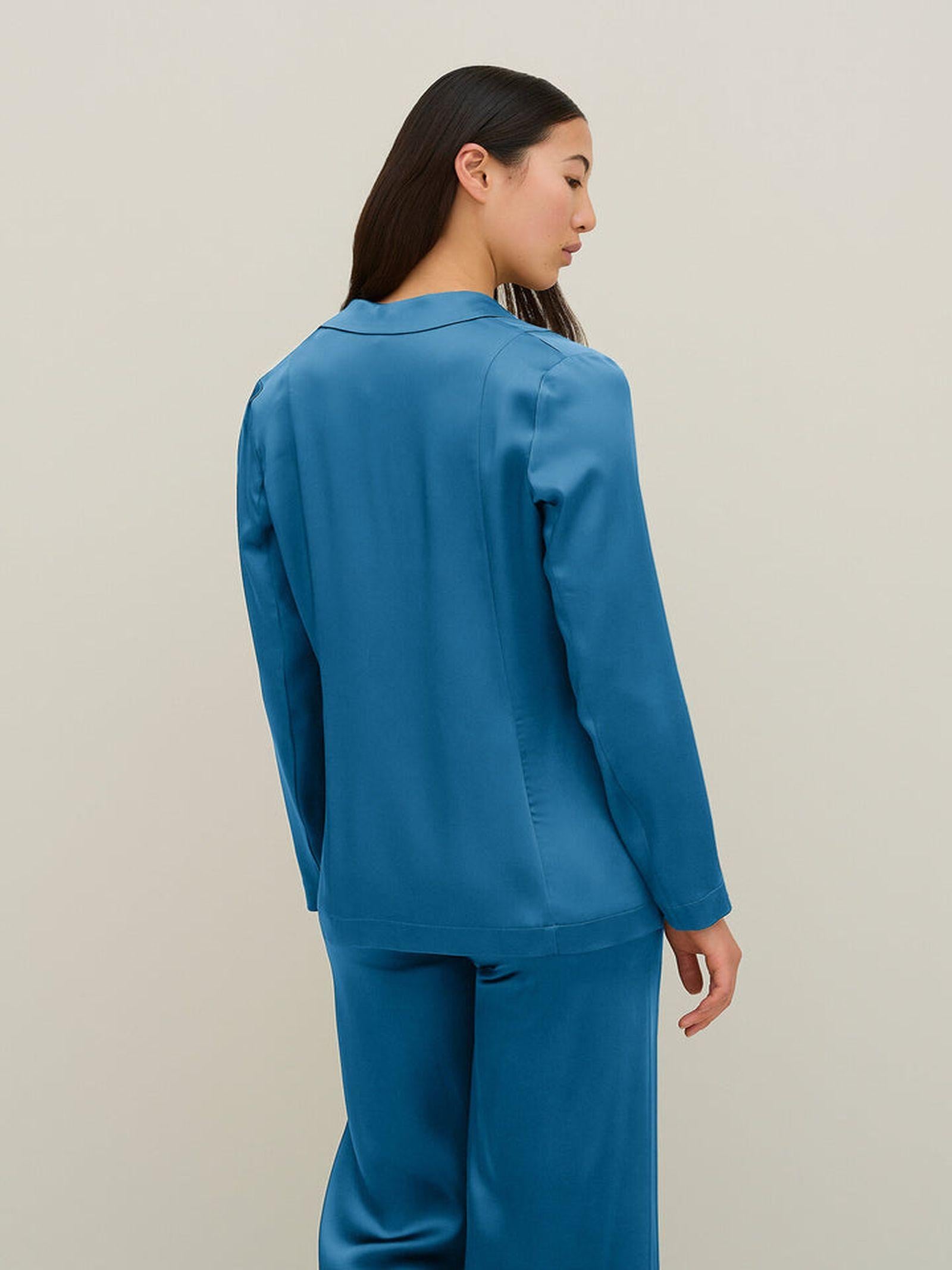 Giacca monopetto in satin IROM12 D1 26 CARLA G. 