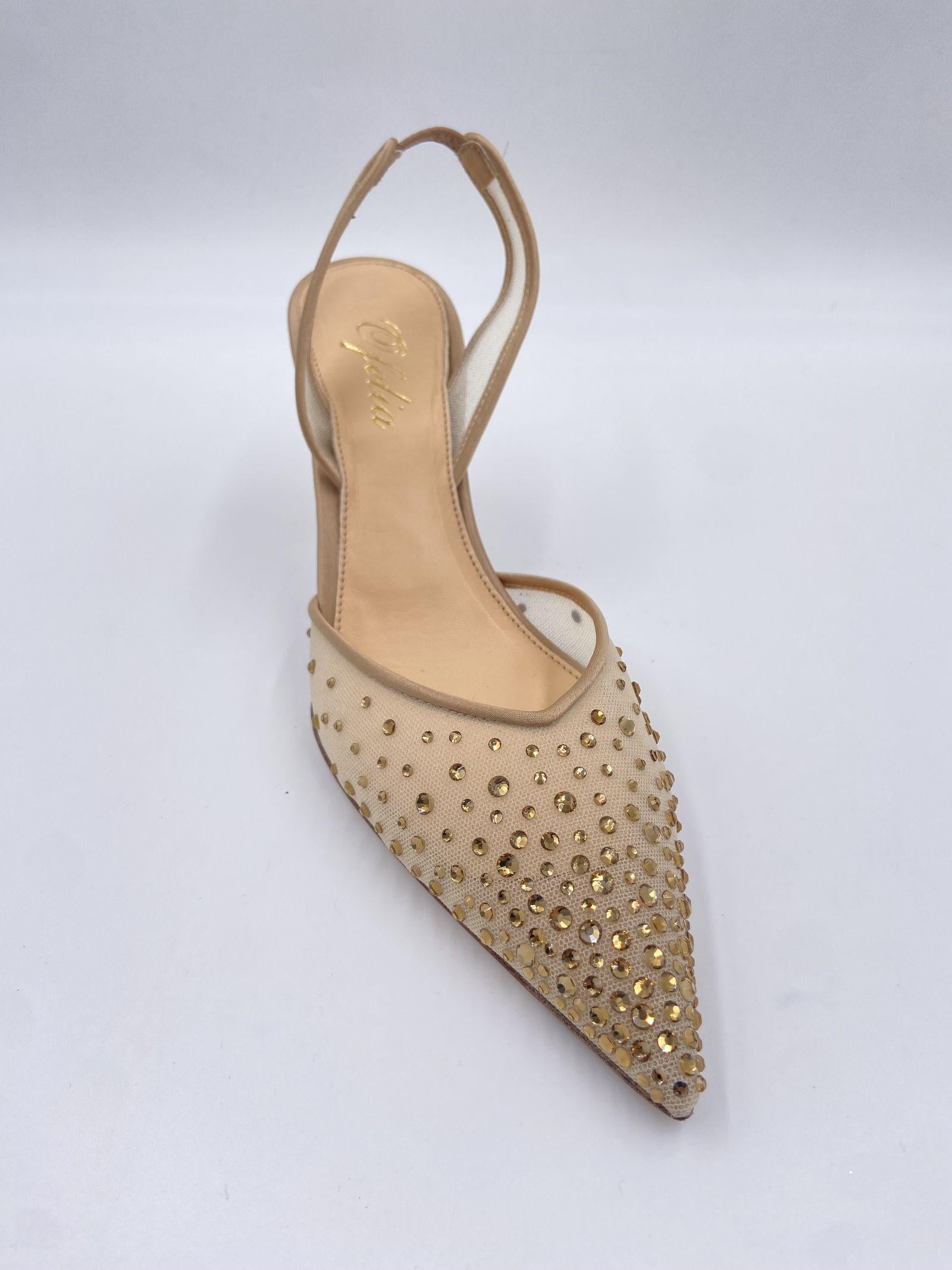 Slingback con perline - Ofelia 3048 NUDE OFELIA 