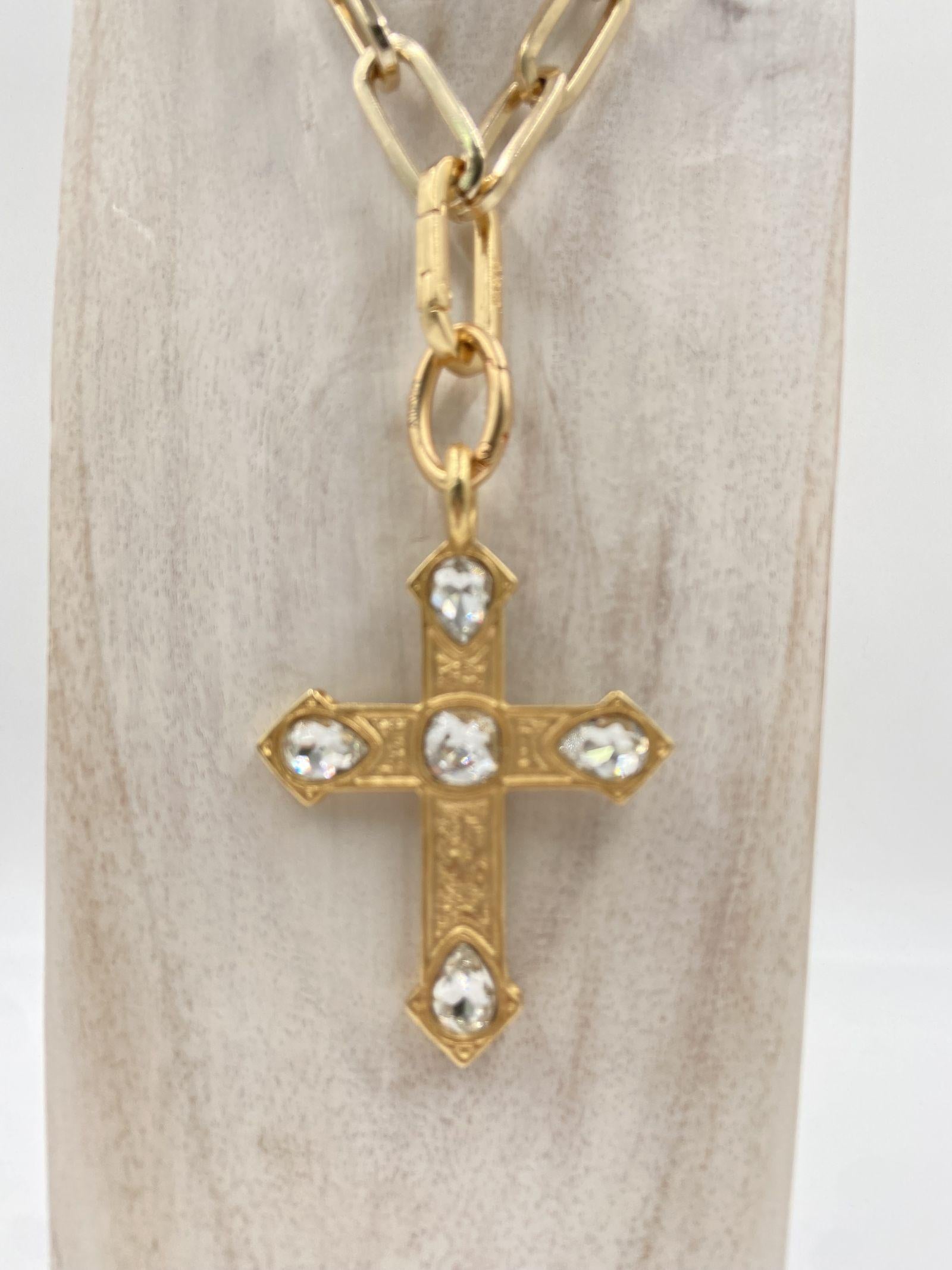 Ciondolo Croce Demetra - Alevà DEMETRA CRISTALLO. ALEVA' 