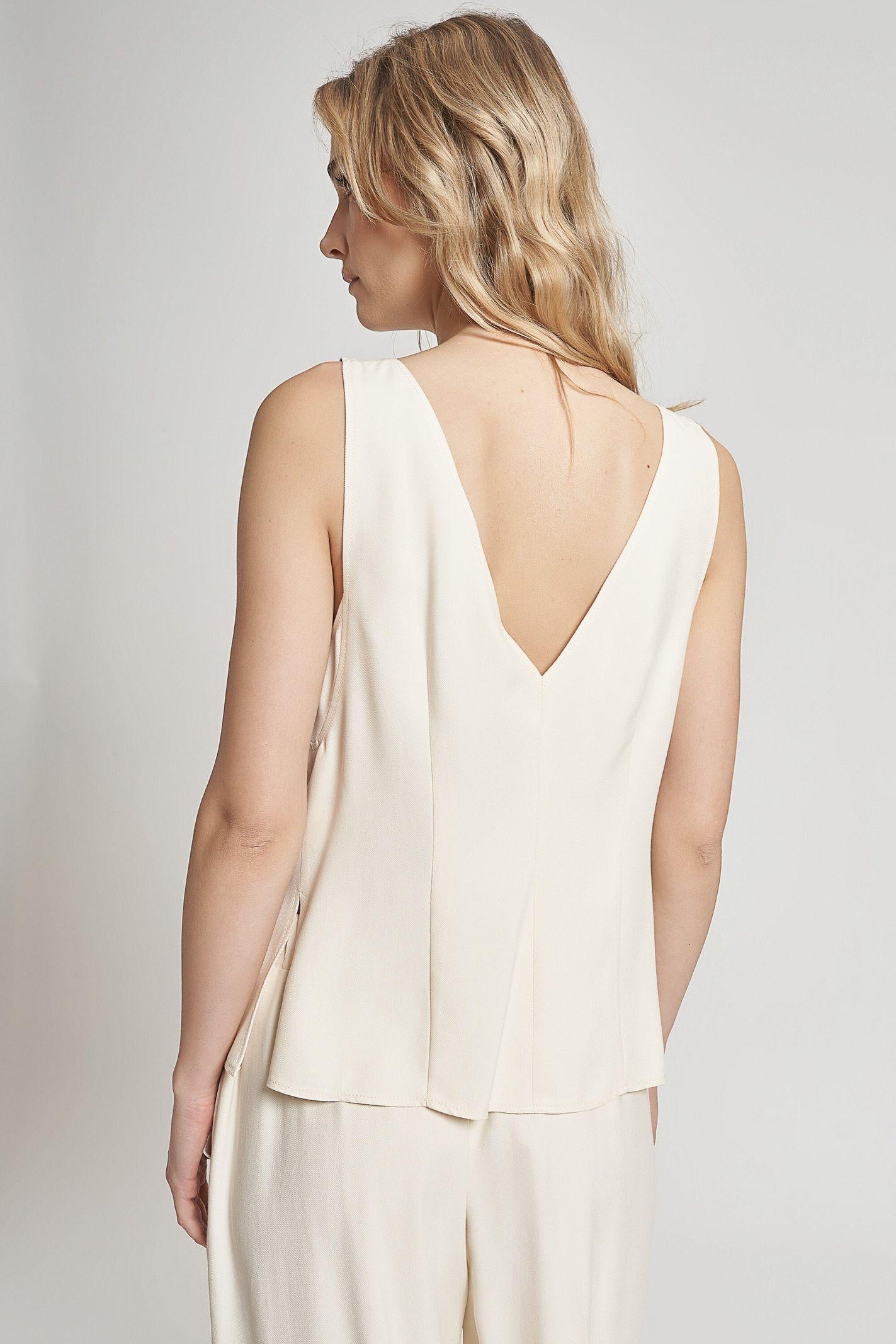 Gilet chiusura con un bottone - Carla G LIRI08D6 14 CARLA G. 