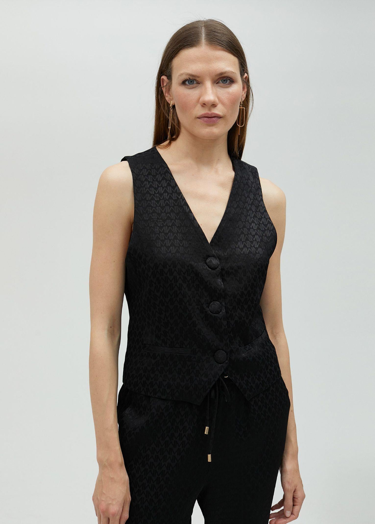 Gilet jacquard MS2502007 00N MAITE 