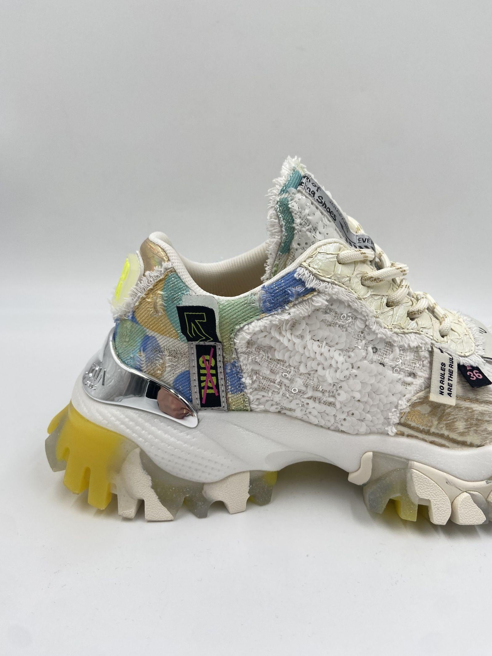 Sneakers giallo bianco - Joia Paris Clash 2001041 GIALLO JOIAPARIS 