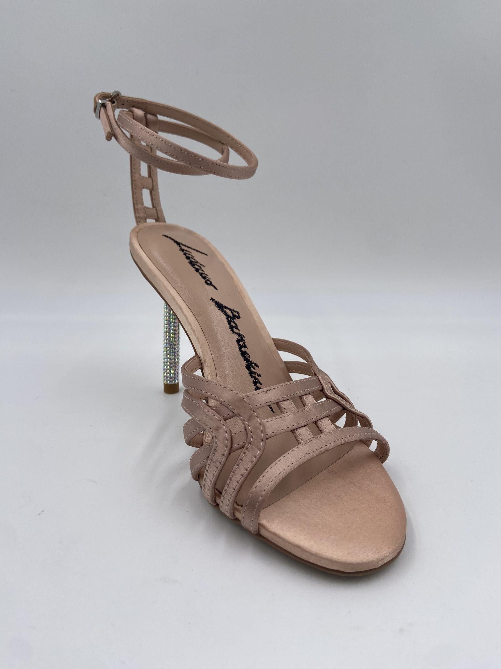 Sandalo tacco strass RG362 COCO LUCIANO BARACHINI 