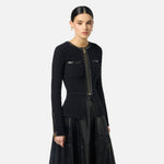 Cardigan in maglia bouclè MK38S57E2 110 ELISABETTA FRANCHI 