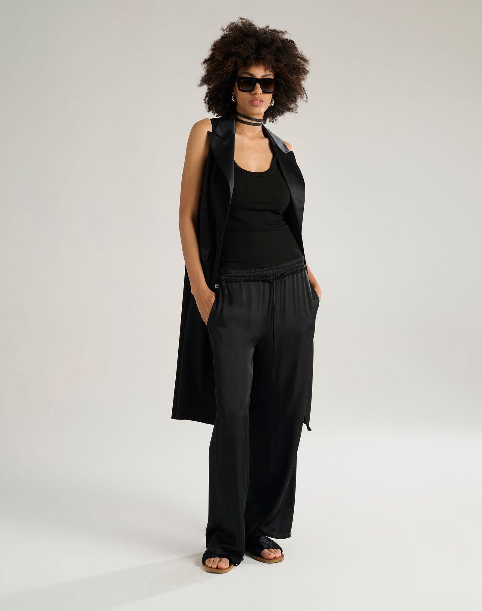 Pantalone doppio bustino P052VU MA001 MANILA GRACE 