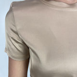 T-shirt lucida girocollo