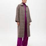 Cappotto a quadri MF2501002 25N MAITE 