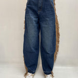 Jeans con frange - Ofelia LAF271PLUS DENIM OFELIA 