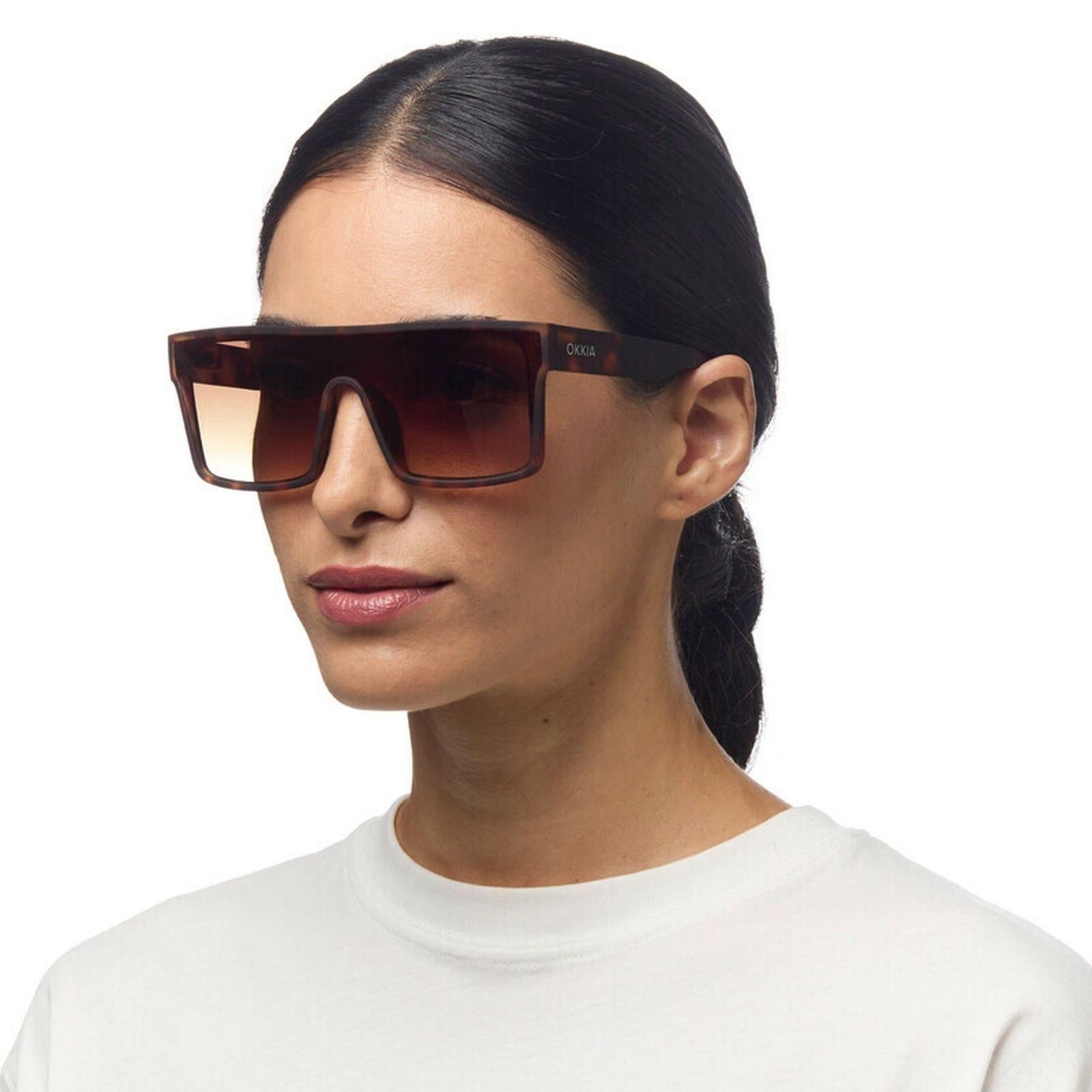 Occhiale da sole Tokio<BR/> OK033CH MARRONE OKKIA 