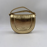 Borsa in pelle craccata lucida