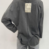 T-shirt scollo a V - Ofelia 2831 ANTRACITE OFELIA 