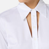 Camicia con cut-out e ricami - Elisabetta Franchi CA12861E2 100 ELISABETTA FRANCHI 