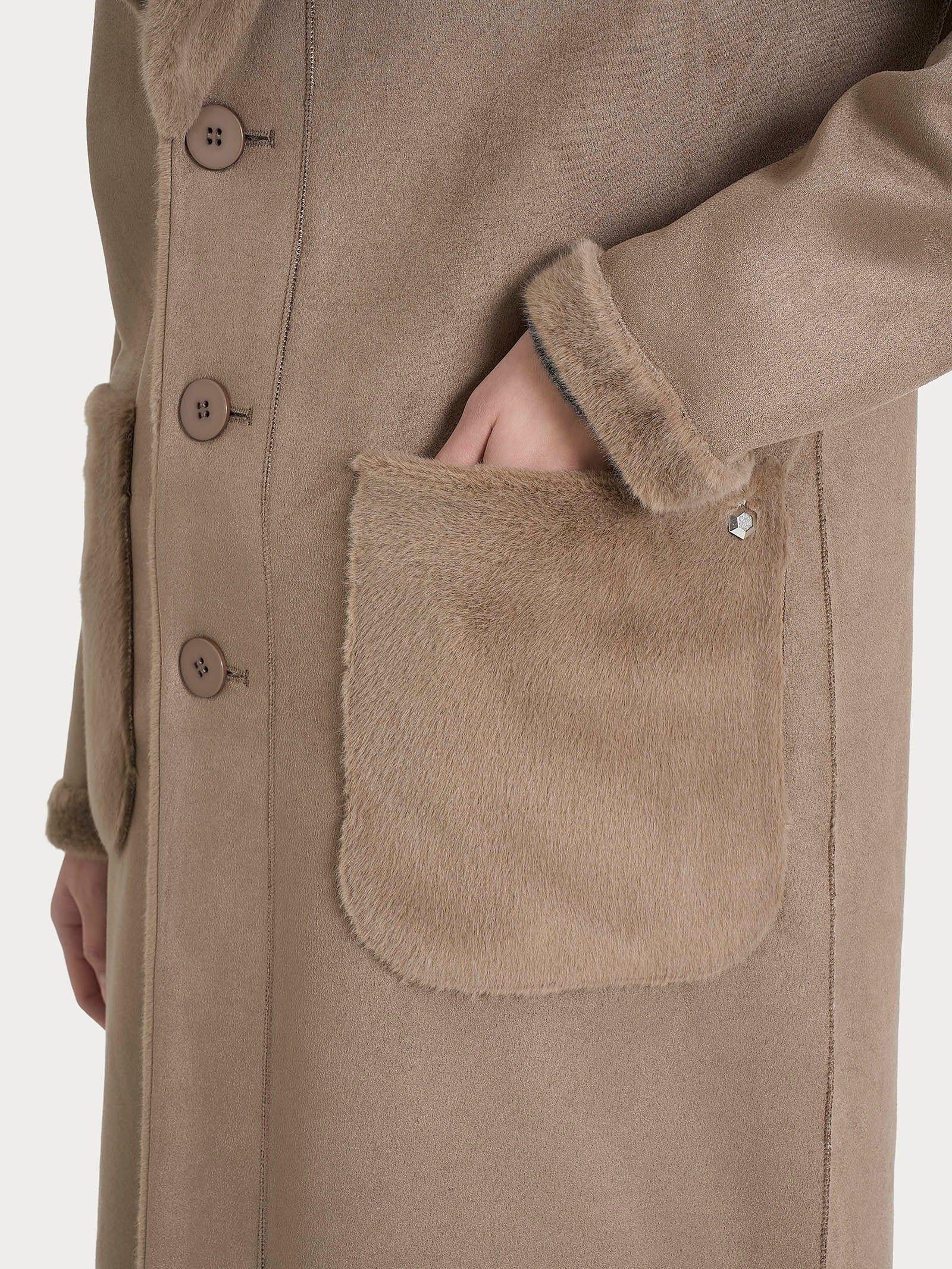 Cappotto double face con revers DQ48KLFW25 950 RAGNO 