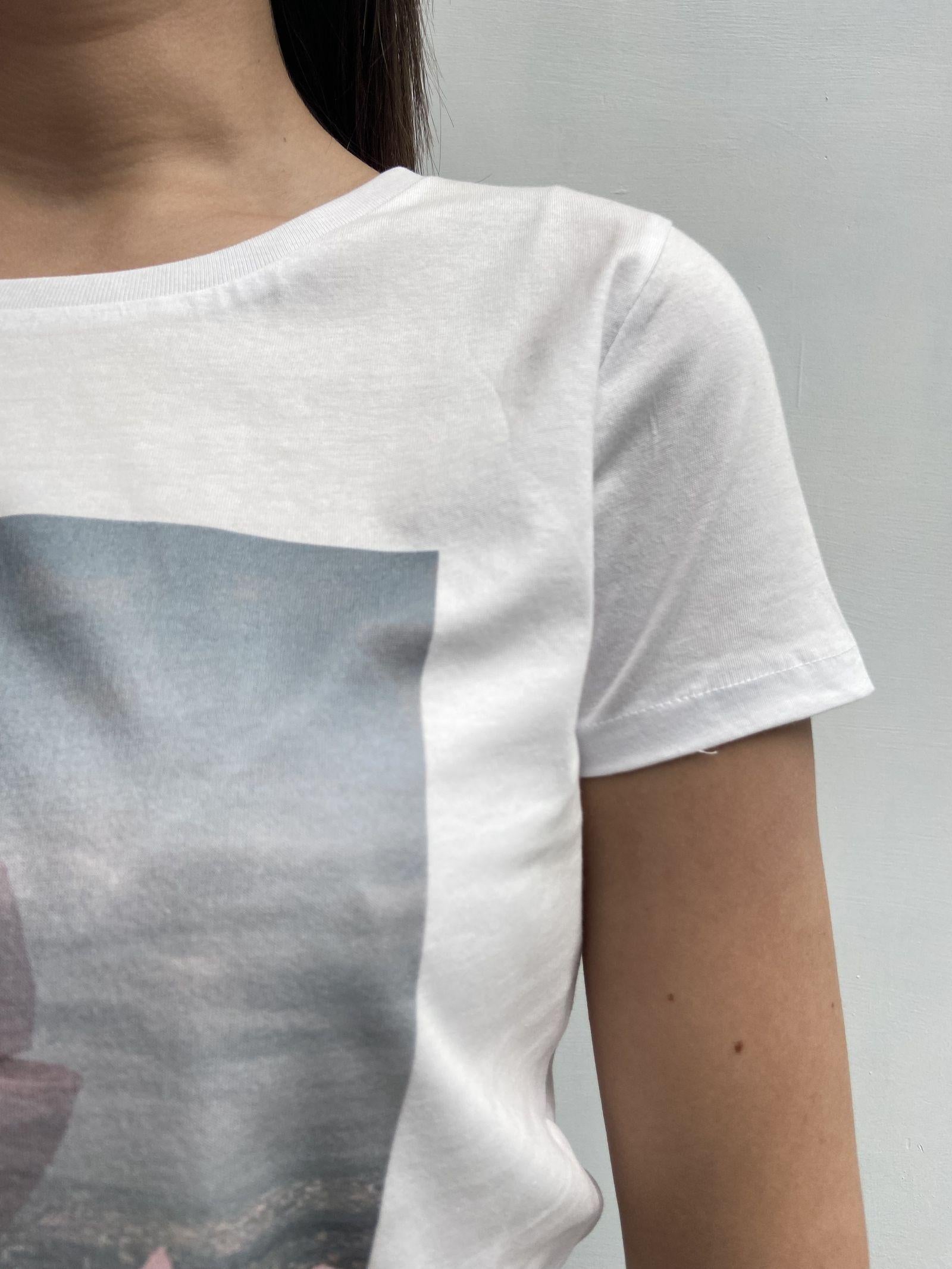 T- shirt girocollo Eiffel - TopTee TP514 BIANCO TOP-TEE 