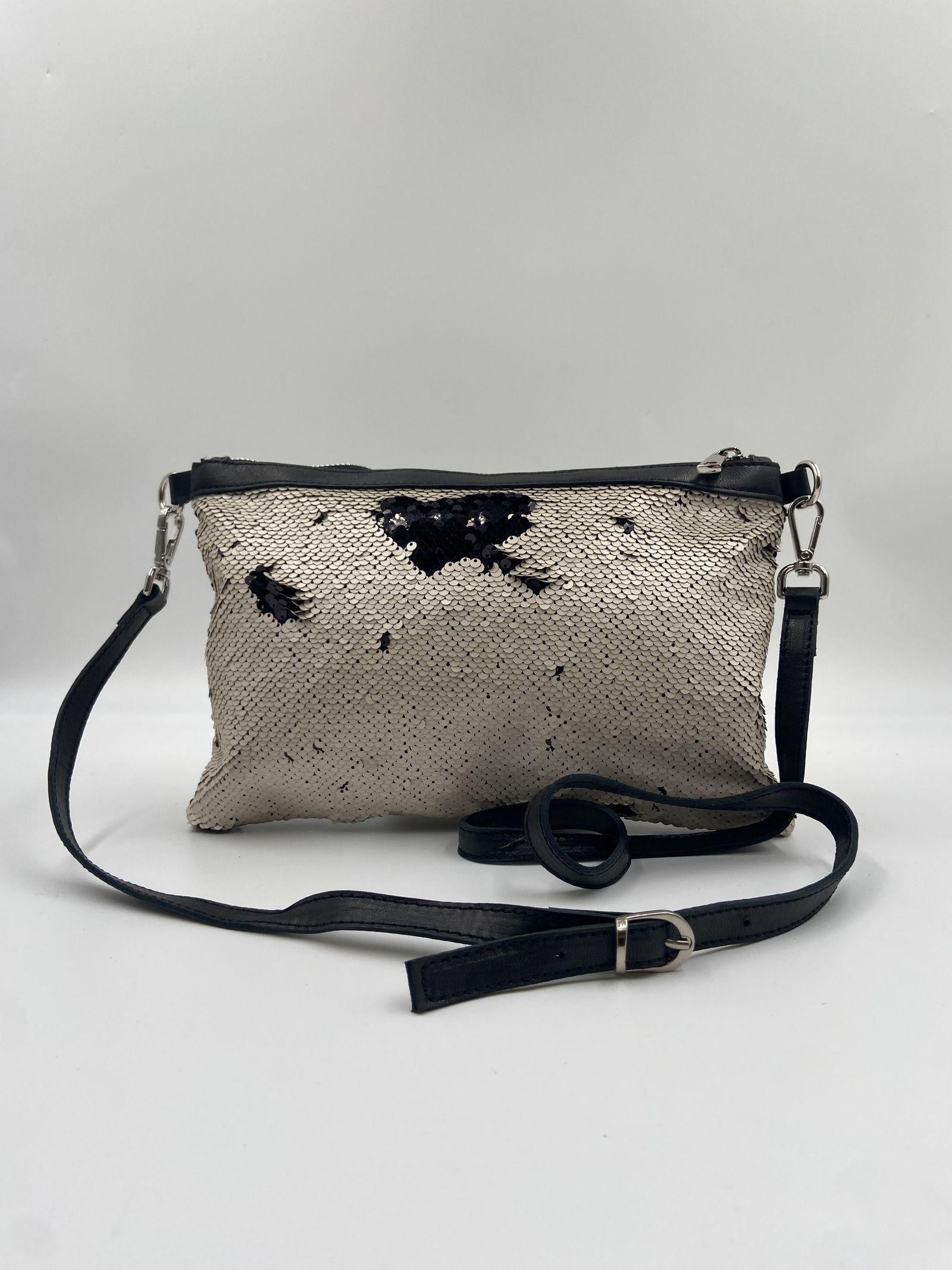 Borsa pochette - Ofelia 16081 BIANCONERO OFELIA 