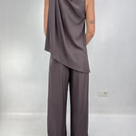 Pantalone gamba ampia - Eleh SS260235 MALVA ELEH 