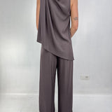 Pantalone gamba ampia - Eleh SS260235 MALVA ELEH 