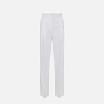 Pantalone in misto lino - Elisabetta Franchi PA17962E2 360 ELISABETTA FRANCHI 