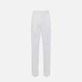 Pantalone in misto lino - Elisabetta Franchi PA17962E2 360 ELISABETTA FRANCHI 
