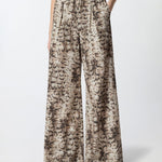 Pantalone ampio con stampa snake - Pinko 106963A3B1 CZ9 PINKO 