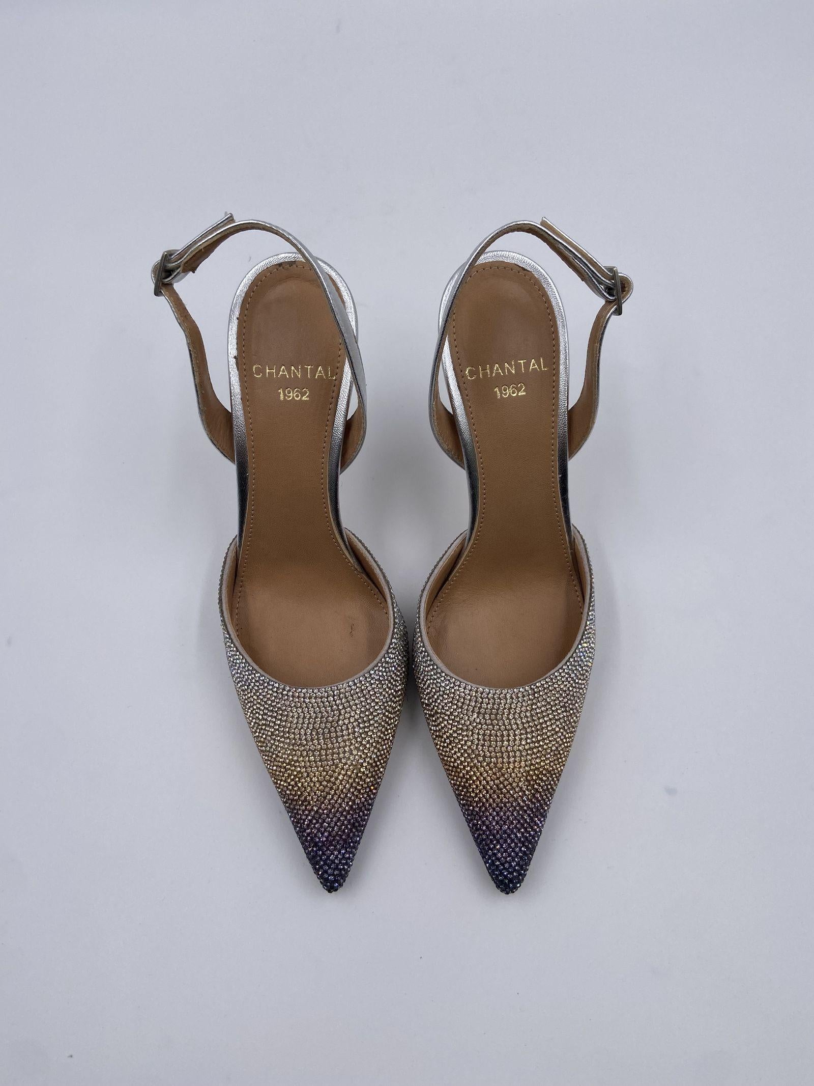 Sandalo alto con strass 1931 ARGENTO OFELIA 