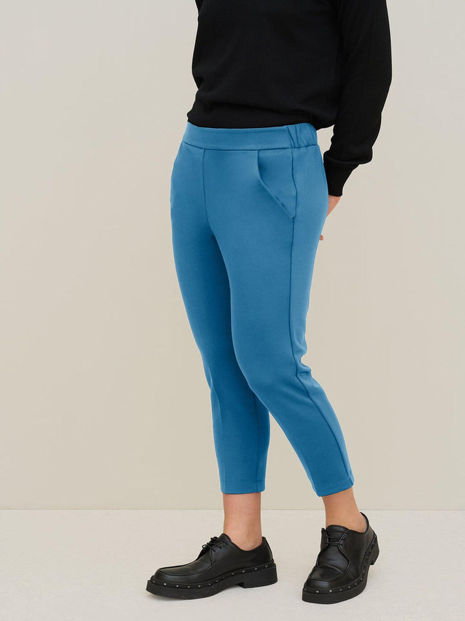 Pantalone slim fit in jersey tecnico - Carla G PILI22 D1 26 CARLA G. 