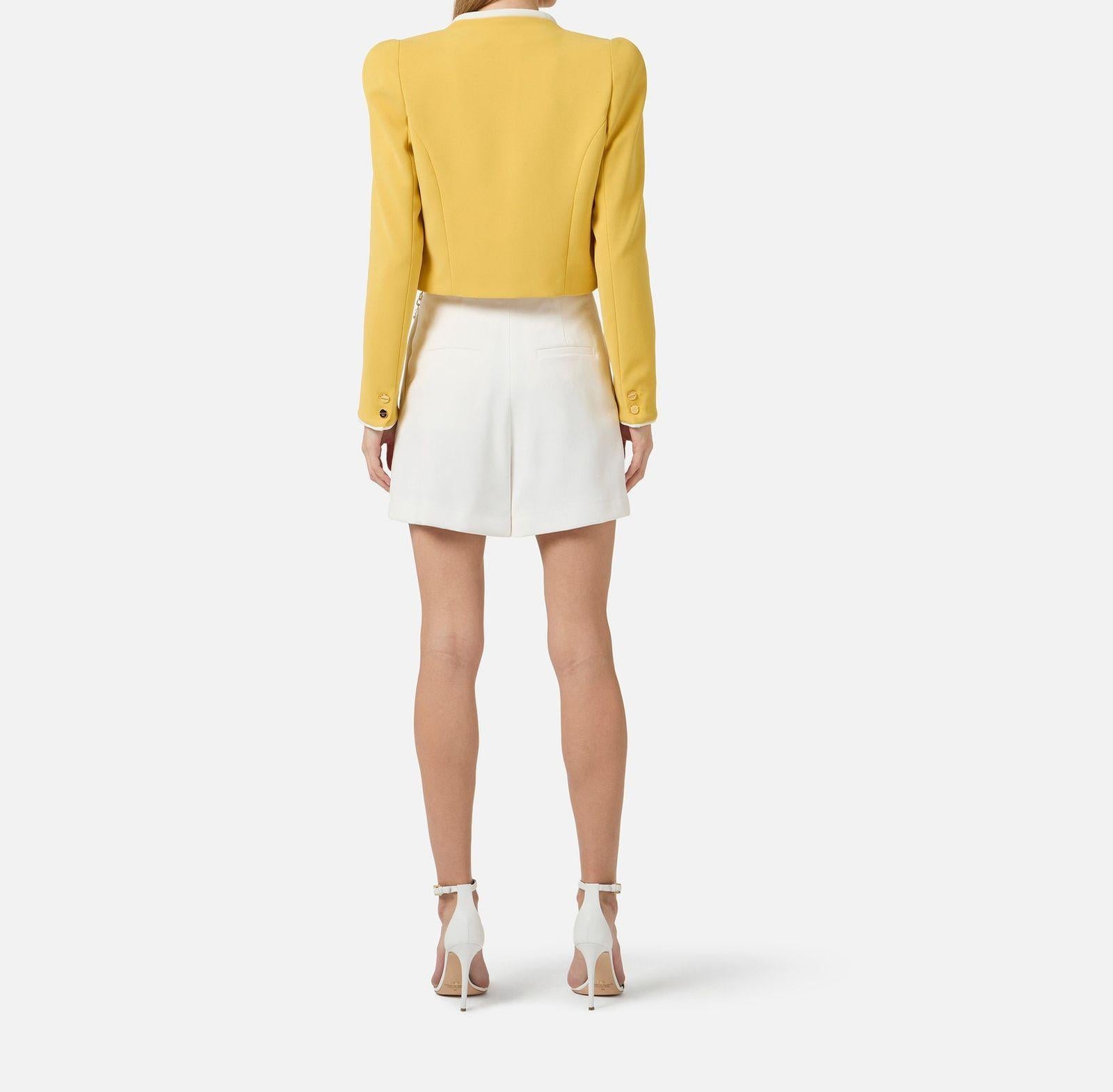 Shorts con charms - Elisabetta Franchi SH00561E2 360 ELISABETTA FRANCHI 