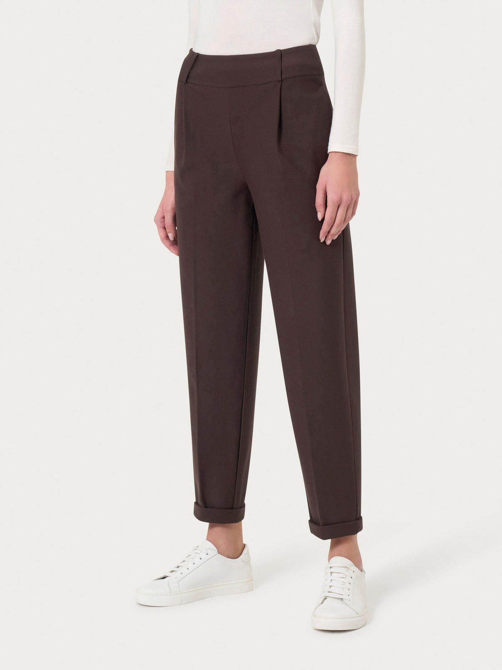 Pantalone carrot con pinces in tessuto Compact - Ragno DO16PF FW24 A75 RAGNO 