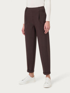 Pantalone carrot con pinces in tessuto Compact - Ragno