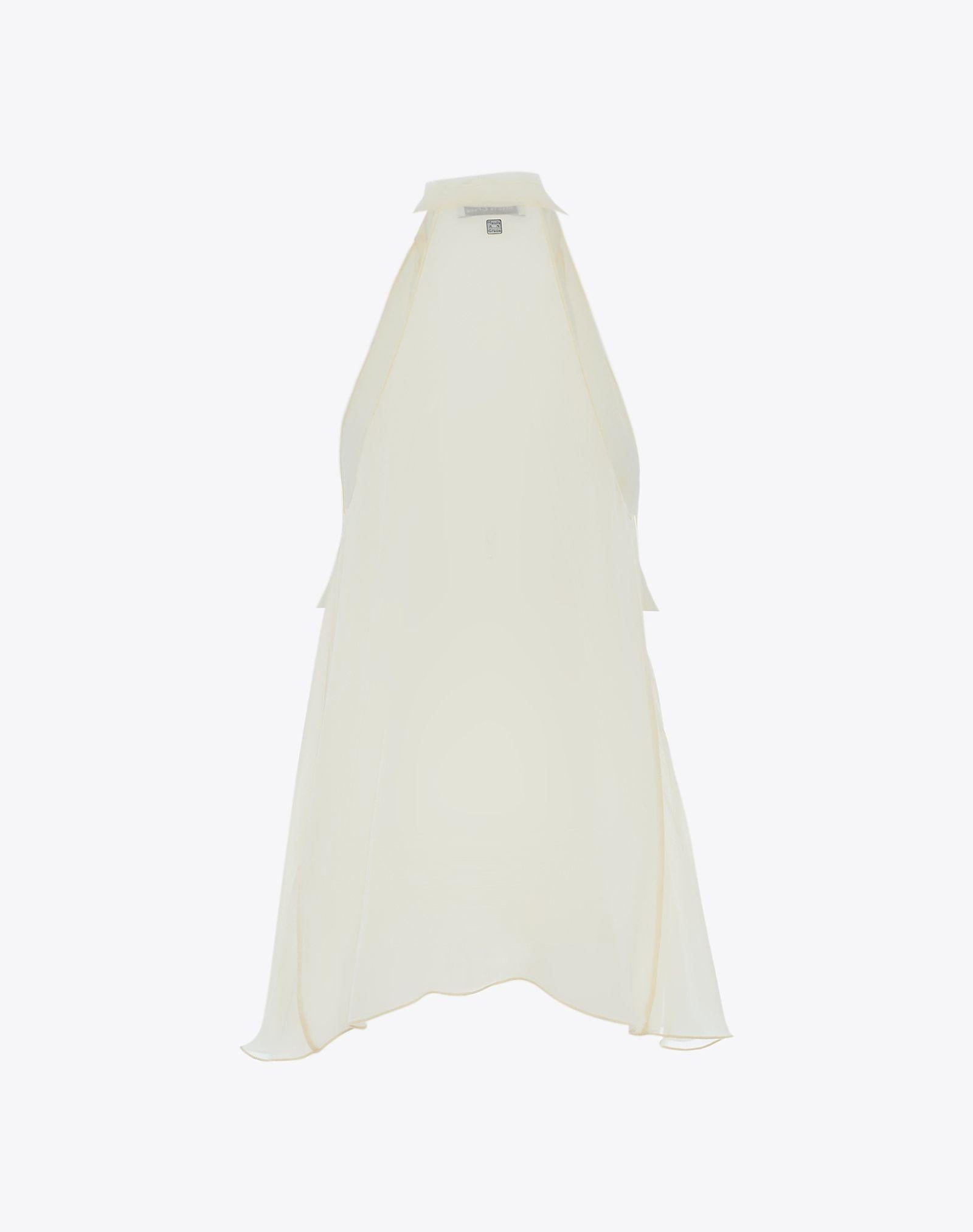 Camicia con rouches C020VU MA332 MANILA GRACE 